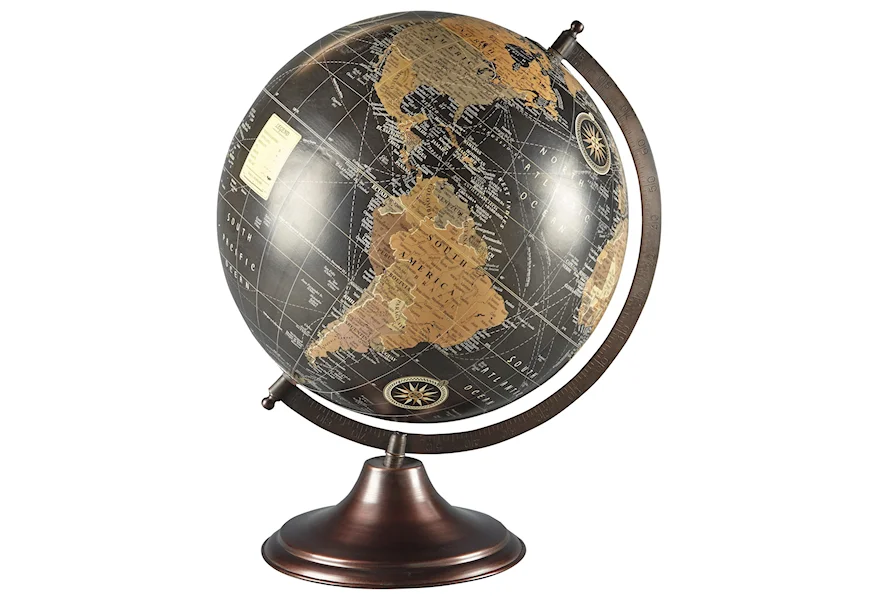 Accents Oakden Multi Globe Sculpture by Signature Design by Ashley at Household Furniture