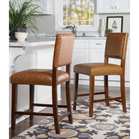 Brook Counter Stool 24 Caramel