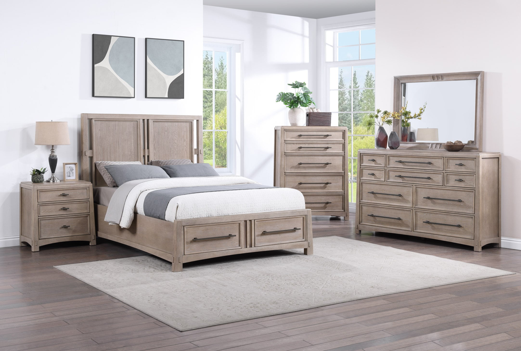 Holland House 2769 Three Drawer Nightstand