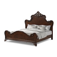 Traditional King Panel Bed