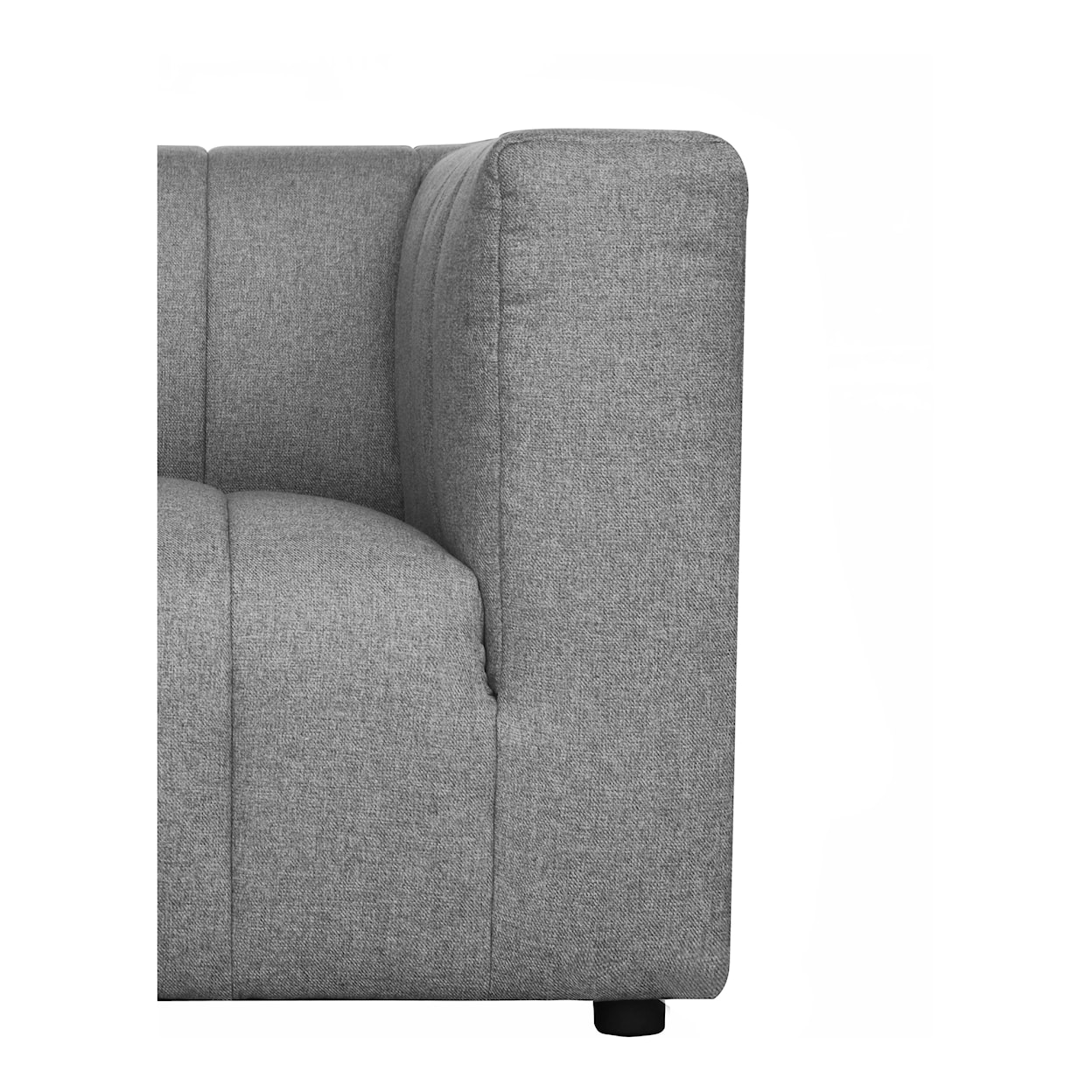 Moe's Home Collection Lyric Lyric Arm Chair Right Grey