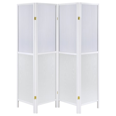 4-Panel Room Divider Folding Shoji Screen