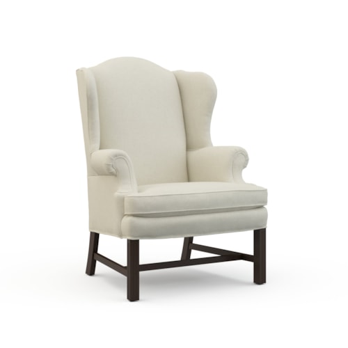 Traditional Chair with Rolled Arms
