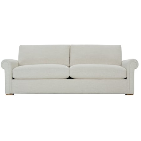 Casual 96" Sofa with Rolled Arms