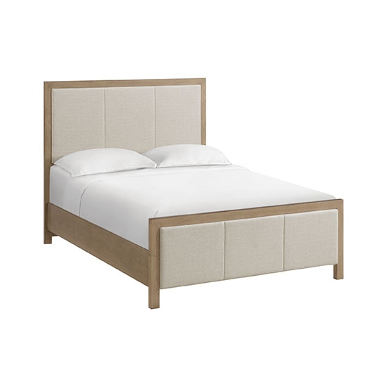 Queen Upholstered Panel Bed