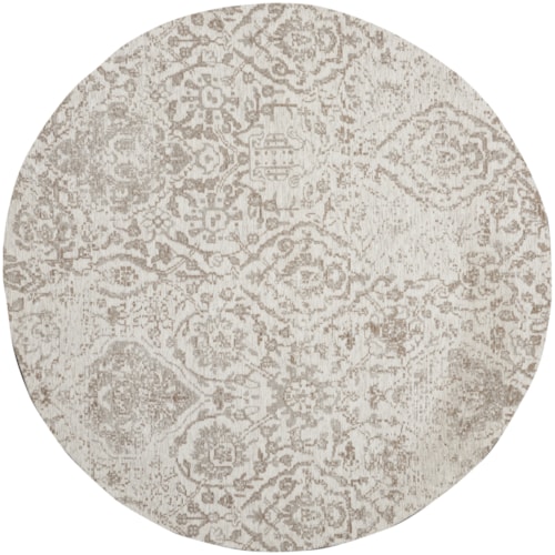 4'  Ivory Round Rug