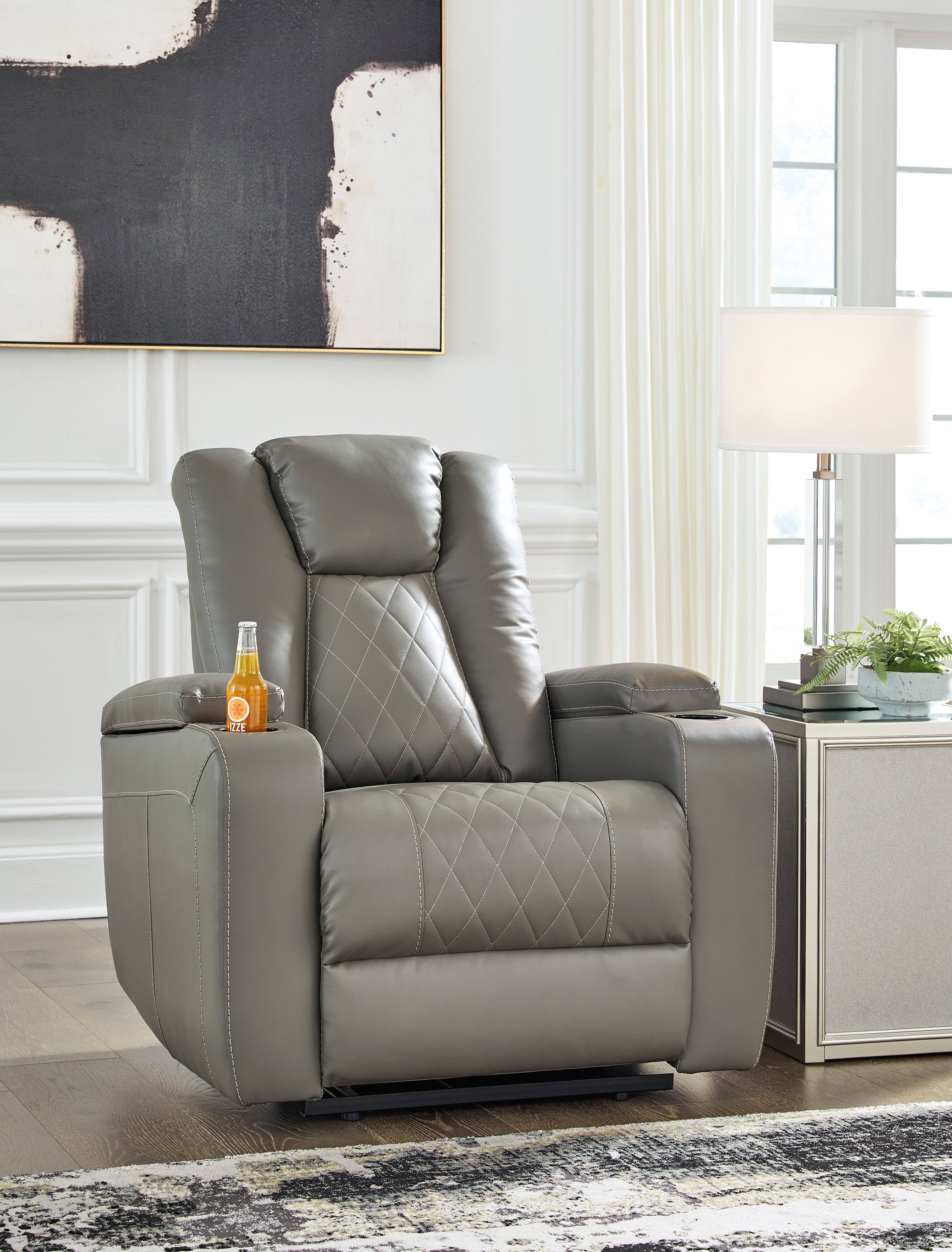 Signature Design by Ashley Mancin 2970229 Contemporary Recliner with