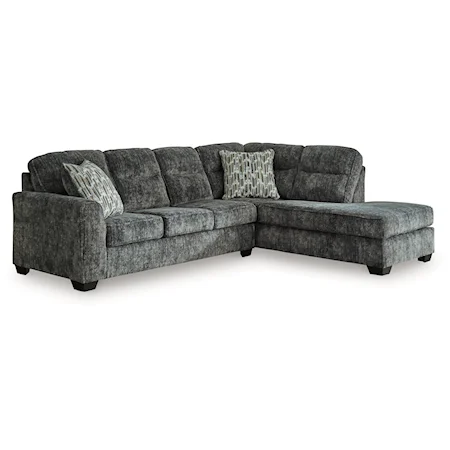 Contemporary 2-Piece Sectional Sofa with Chaise