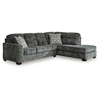 Contemporary 2-Piece Sectional Sofa with Chaise