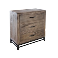 Rustic 3-Drawer Chest