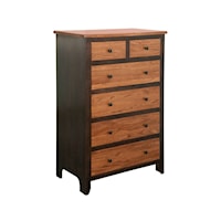 Customizable Shaker Solid Wood 6-Drawer Chest