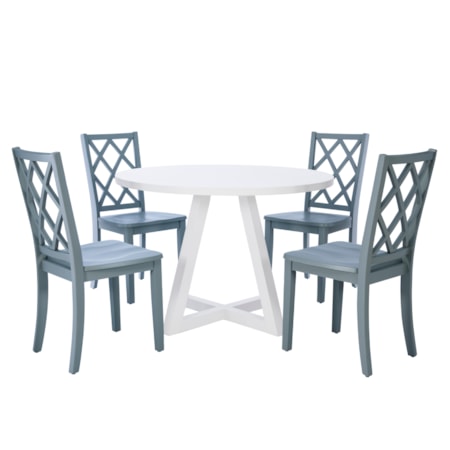 5-Piece Round Dining Set