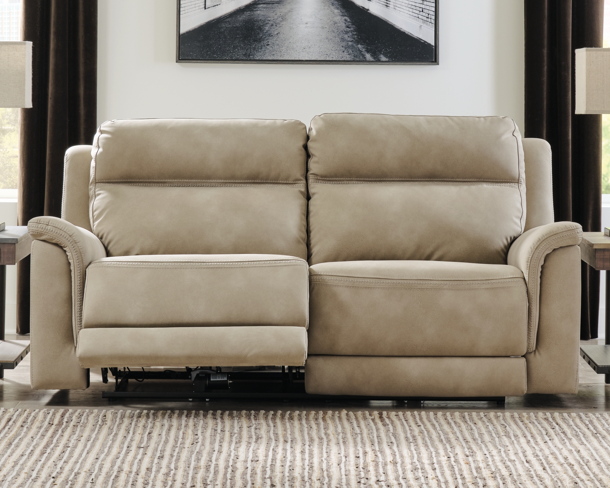 Signature Design by Ashley Next-Gen DuraPella 2 Seat Pwr Rec Sofa Adj Hdrest