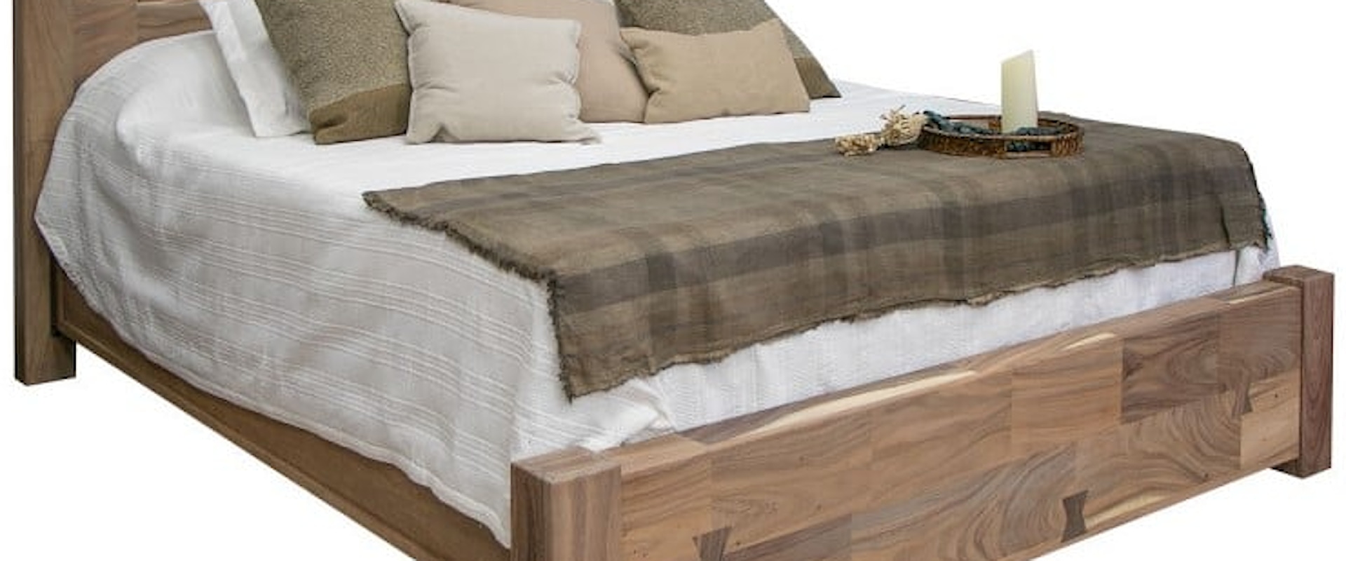 Transitional Queen Bed Set