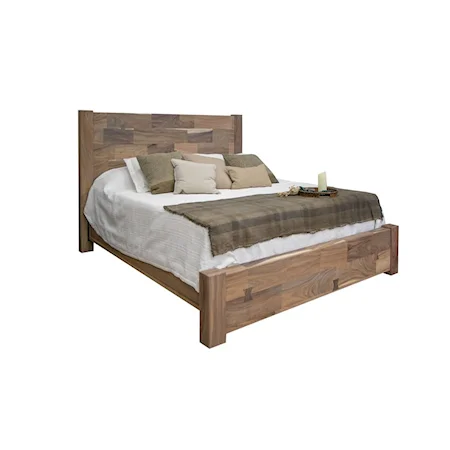 Transitional Queen Bed Set