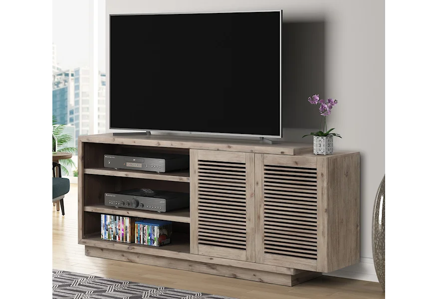 Becket TV Console by Parker House at Fashion Furniture