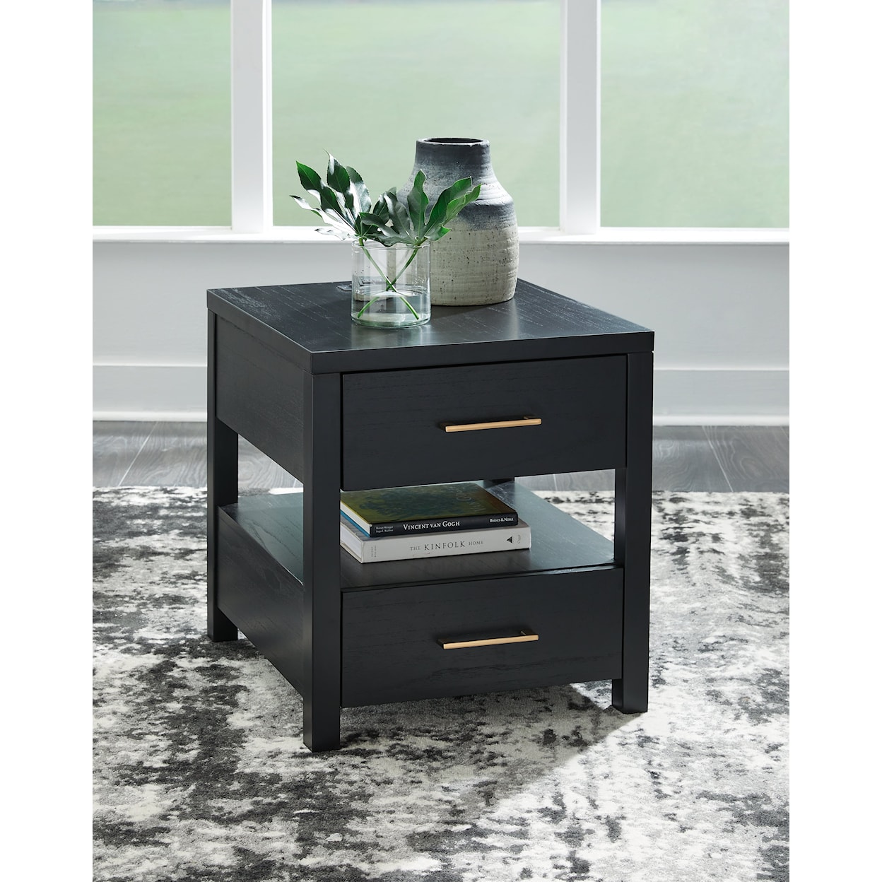 Ashley Furniture Signature Design Winbardi Rectangular End Table