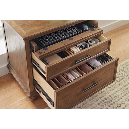 2-Drawer Workstation Combo File