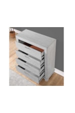 Steve Silver Montana Montana Rustic 4-Drawer Bedroom Chest with Felt-Lined Top Drawer