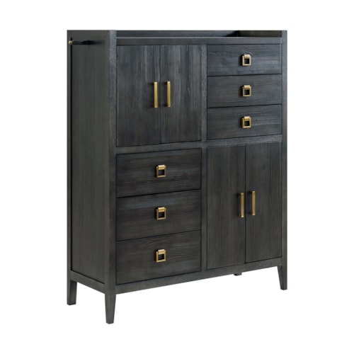 Contemporary 6-Drawer Gentleman's Chest