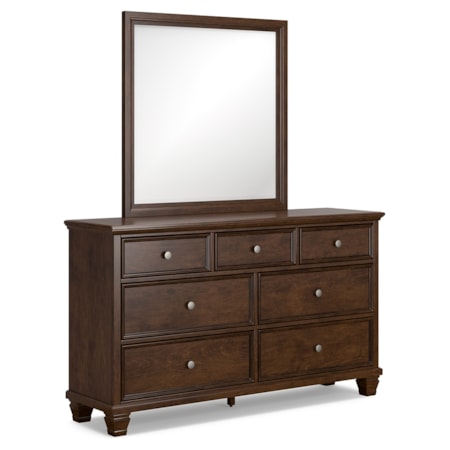 Dresser And Mirror