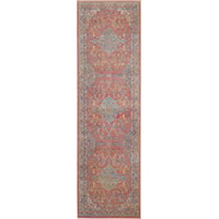 2' x 6' Multicolor Runner Rug