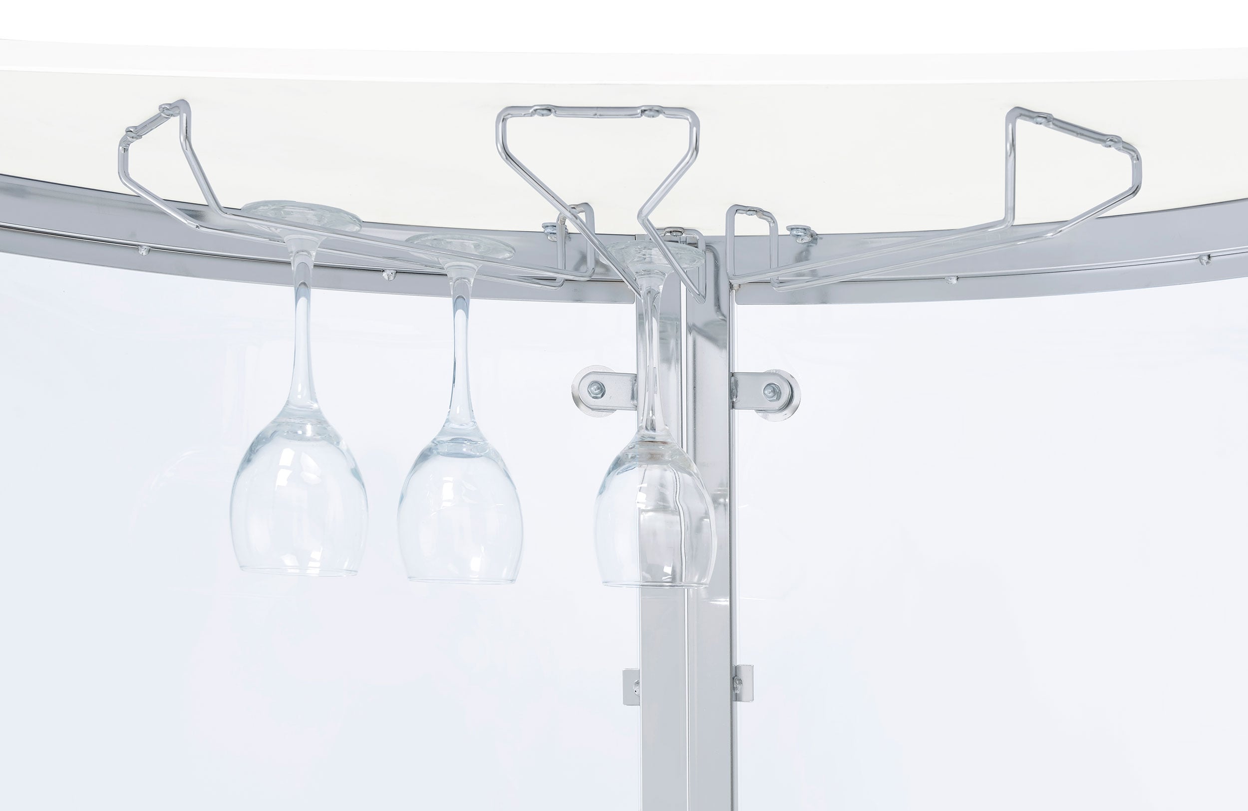 Coaster Amarillo Freestanding Glass Top Home Bar Wine Cabinet