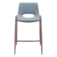 Desi Counter Chair (Set of 2) Gray