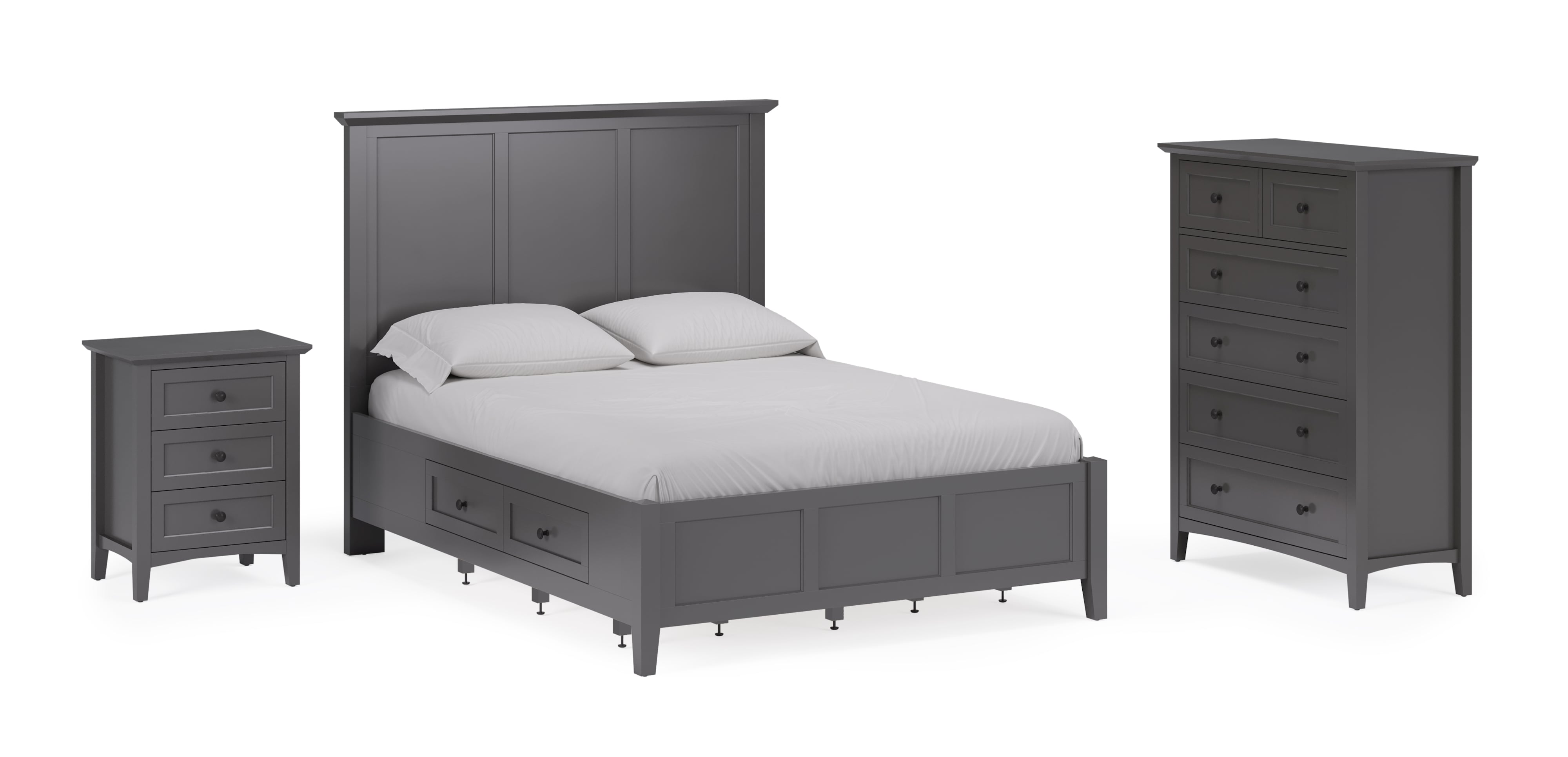 Modus Furniture Grace Raven 5-Drawer Bedroom Chest