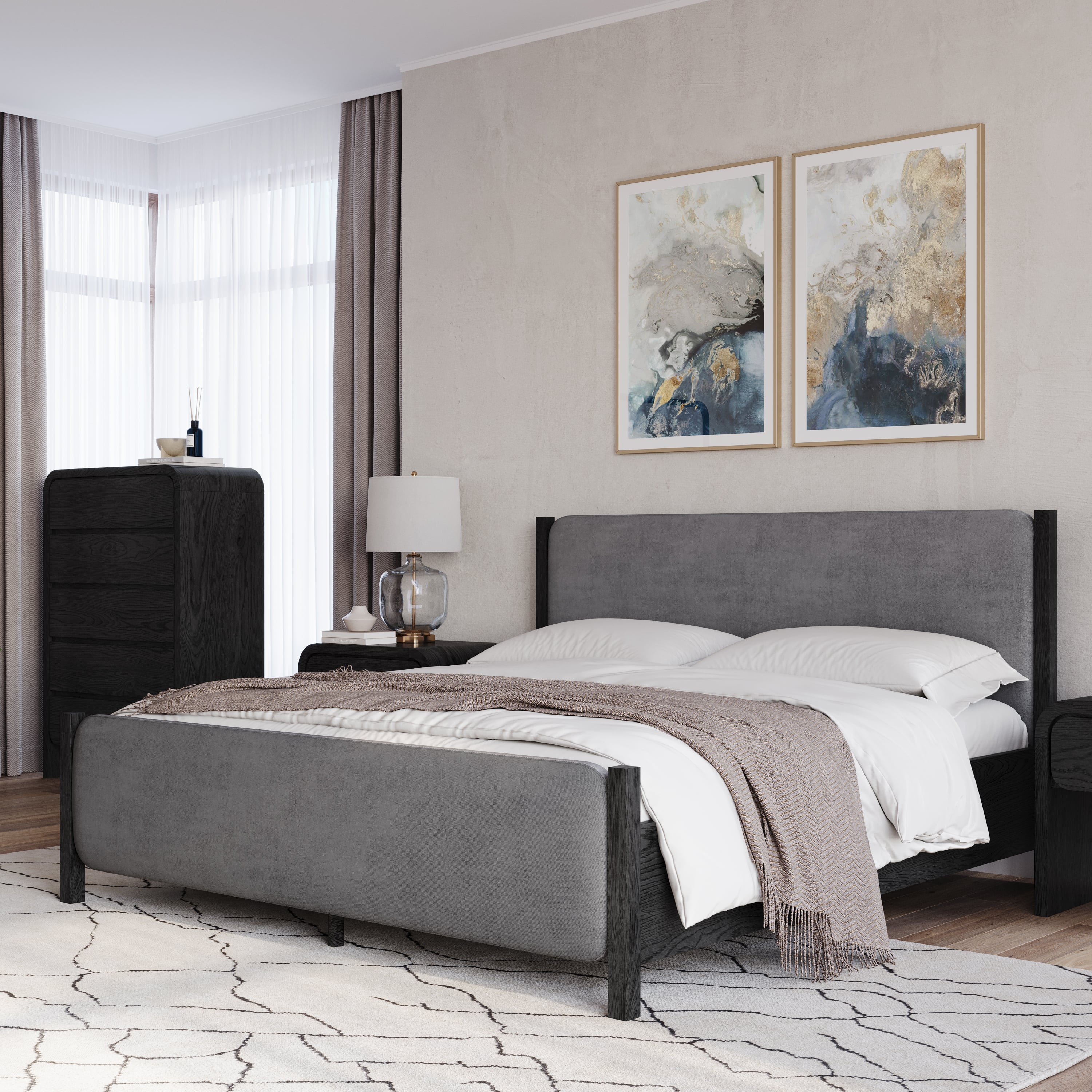 Modus Furniture Elora Upholstered Queen Bed