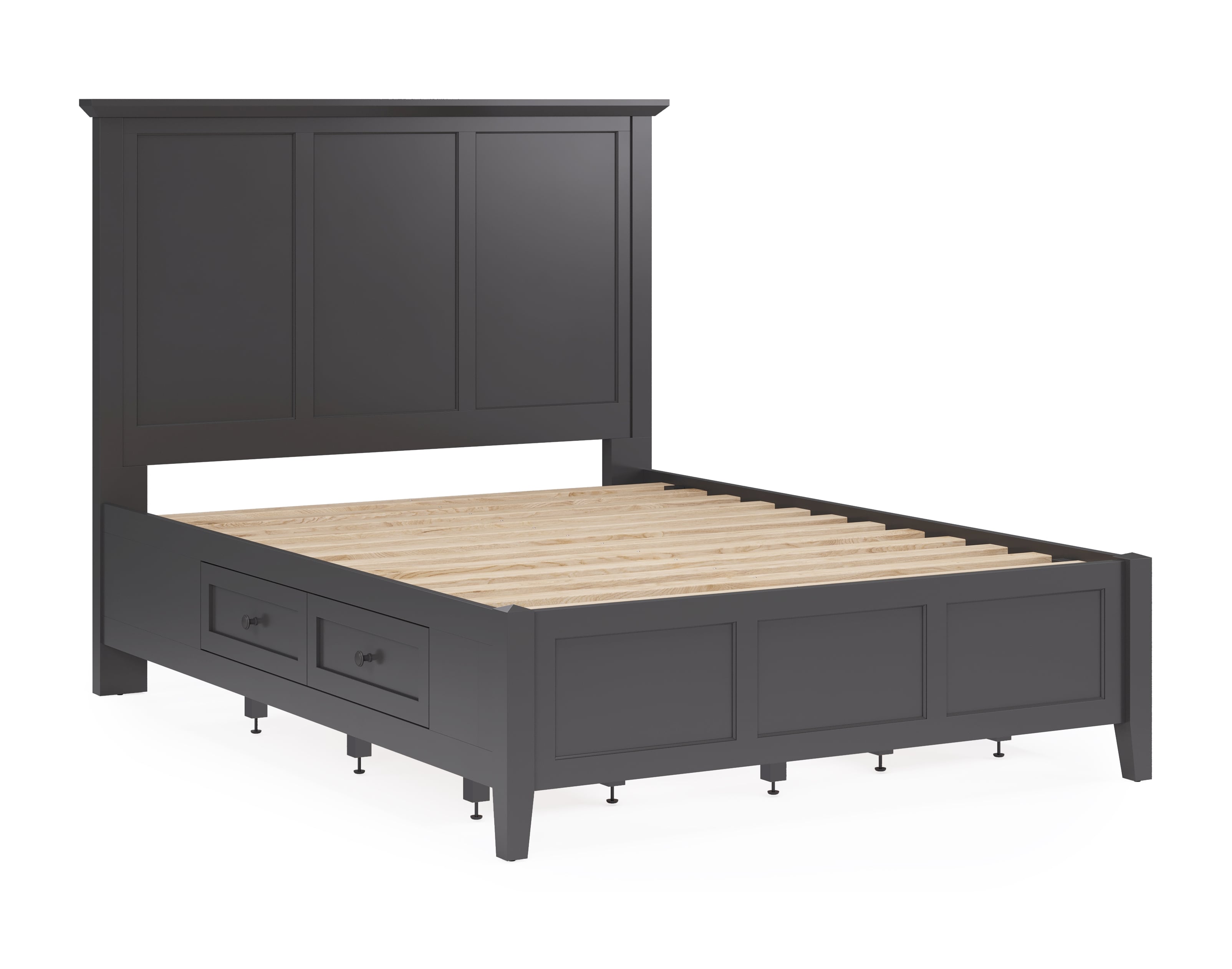 Modus Furniture Grace Raven Queen Panel Bed