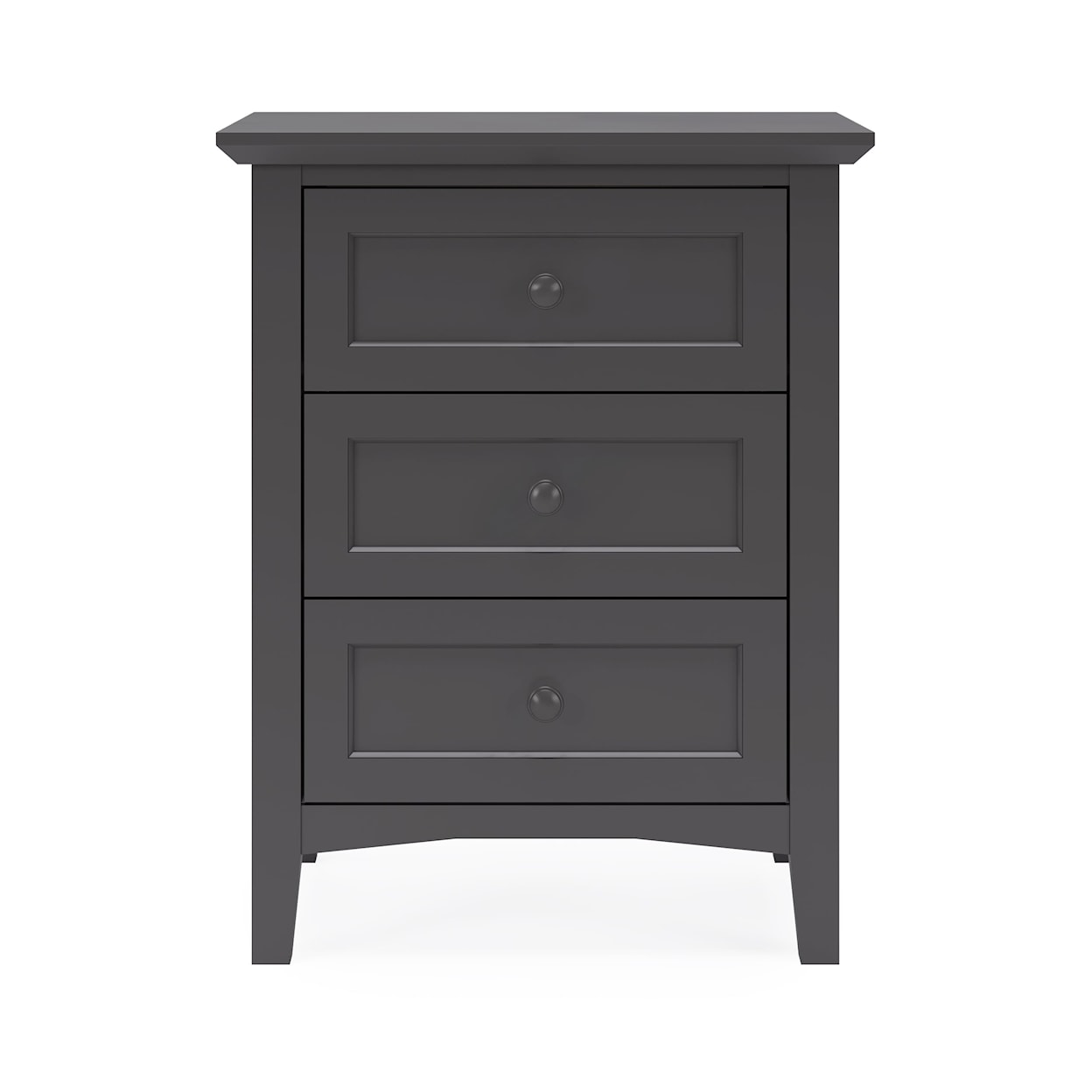 Modus International Grace Raven 3-Drawer Nightstand