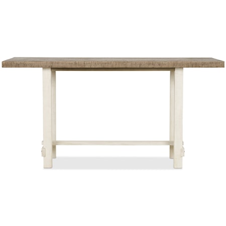 Rectangular Wooden Counter Table