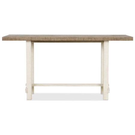 Rectangular Wooden Counter Table