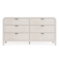 Contemporary 6-Drawer Dresser