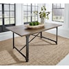 Modus International Dubois Reclaimed Wood and Metal Dining Table