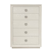 Contemporary 5-Drawer Bedroom Chest