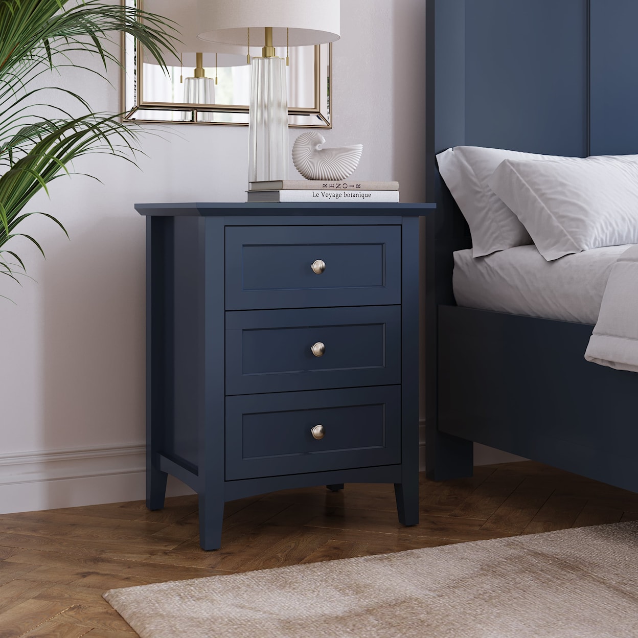 Modus International Grace Blueberry Nightstand