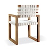 Modus International One Arm Chair Woven - White/Bisque