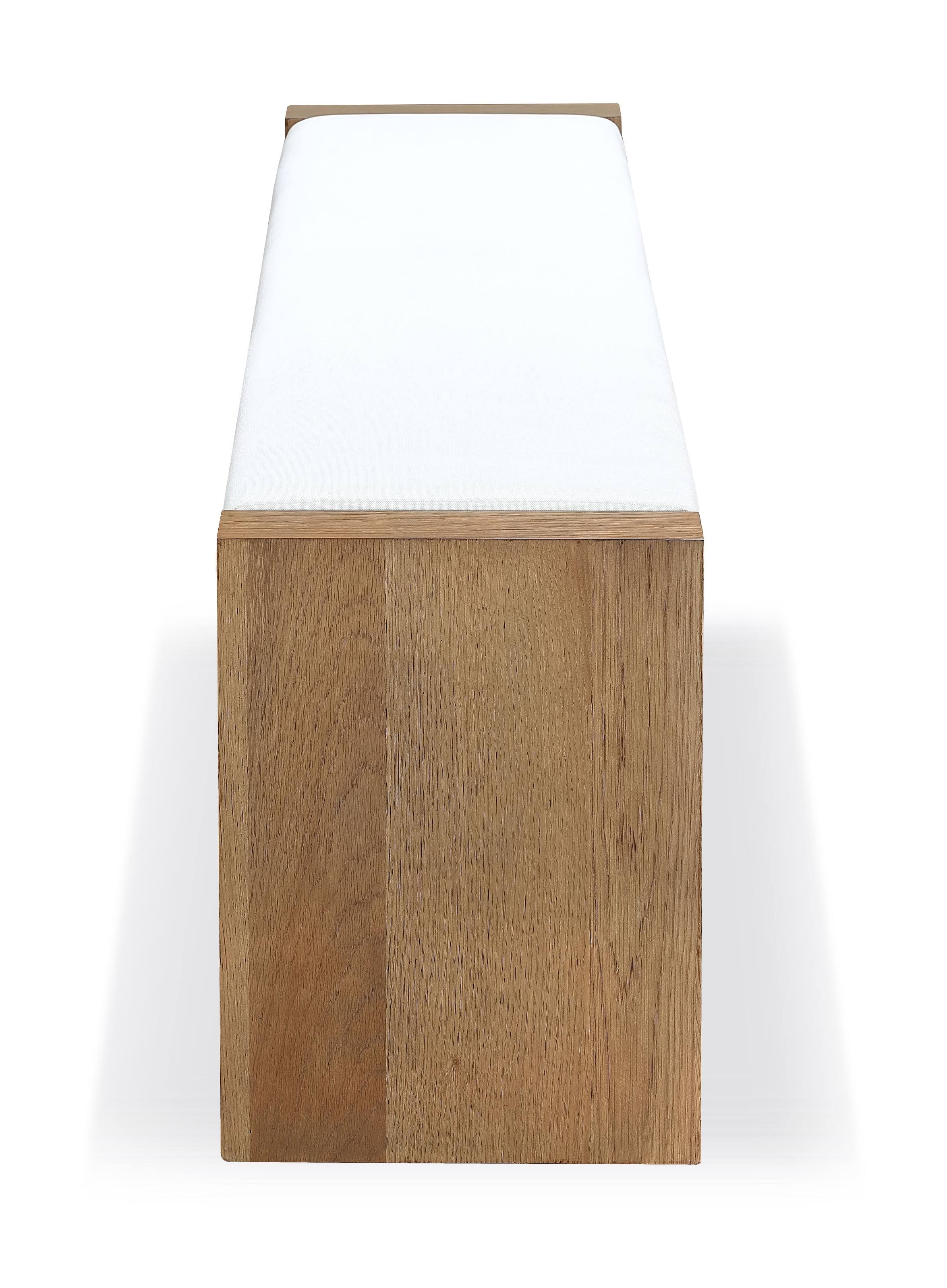 Modus Furniture One Dining Bench Plank - Pearl/Bisque