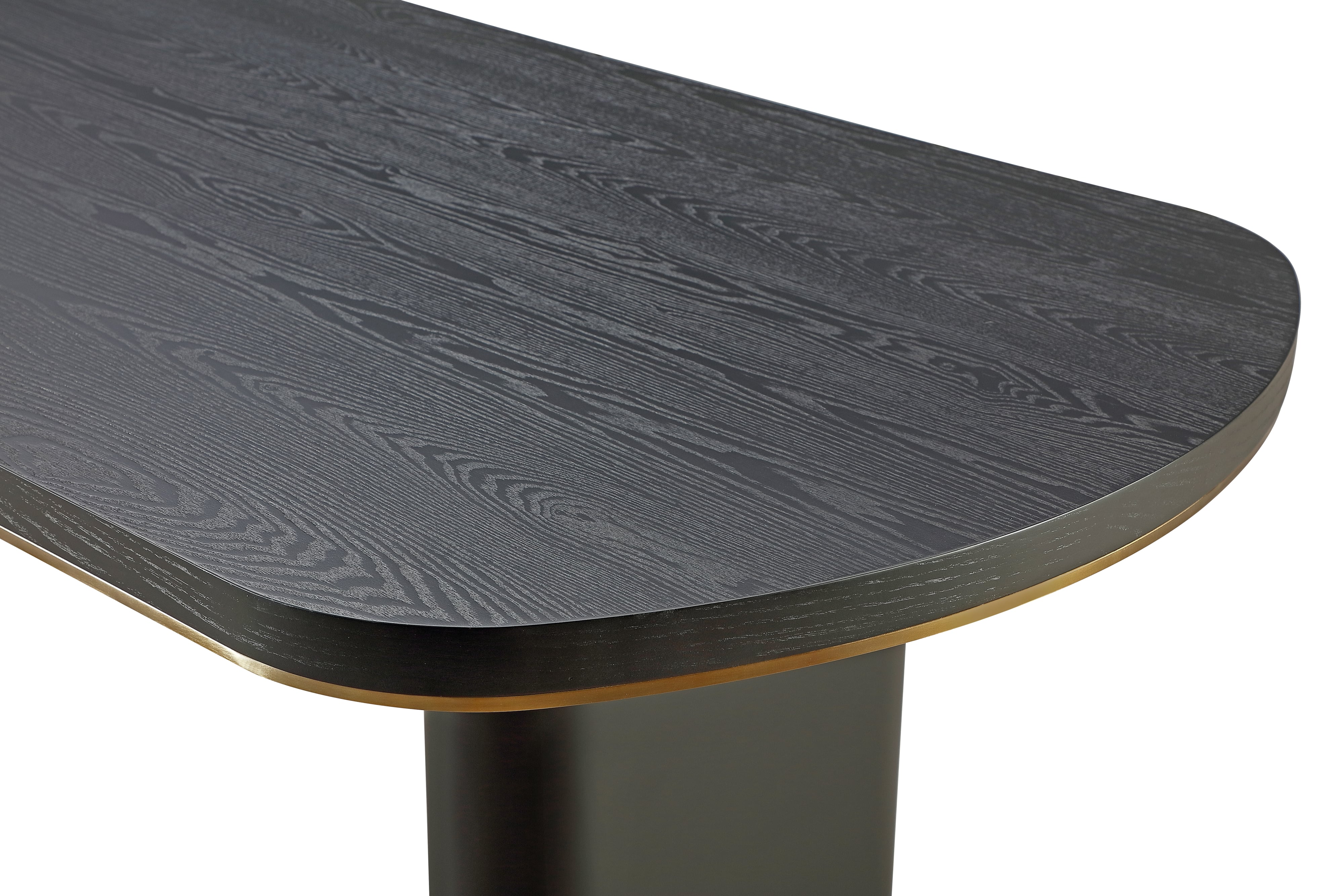 Modus Furniture Doheny Wood and Metal Oval Dining Table