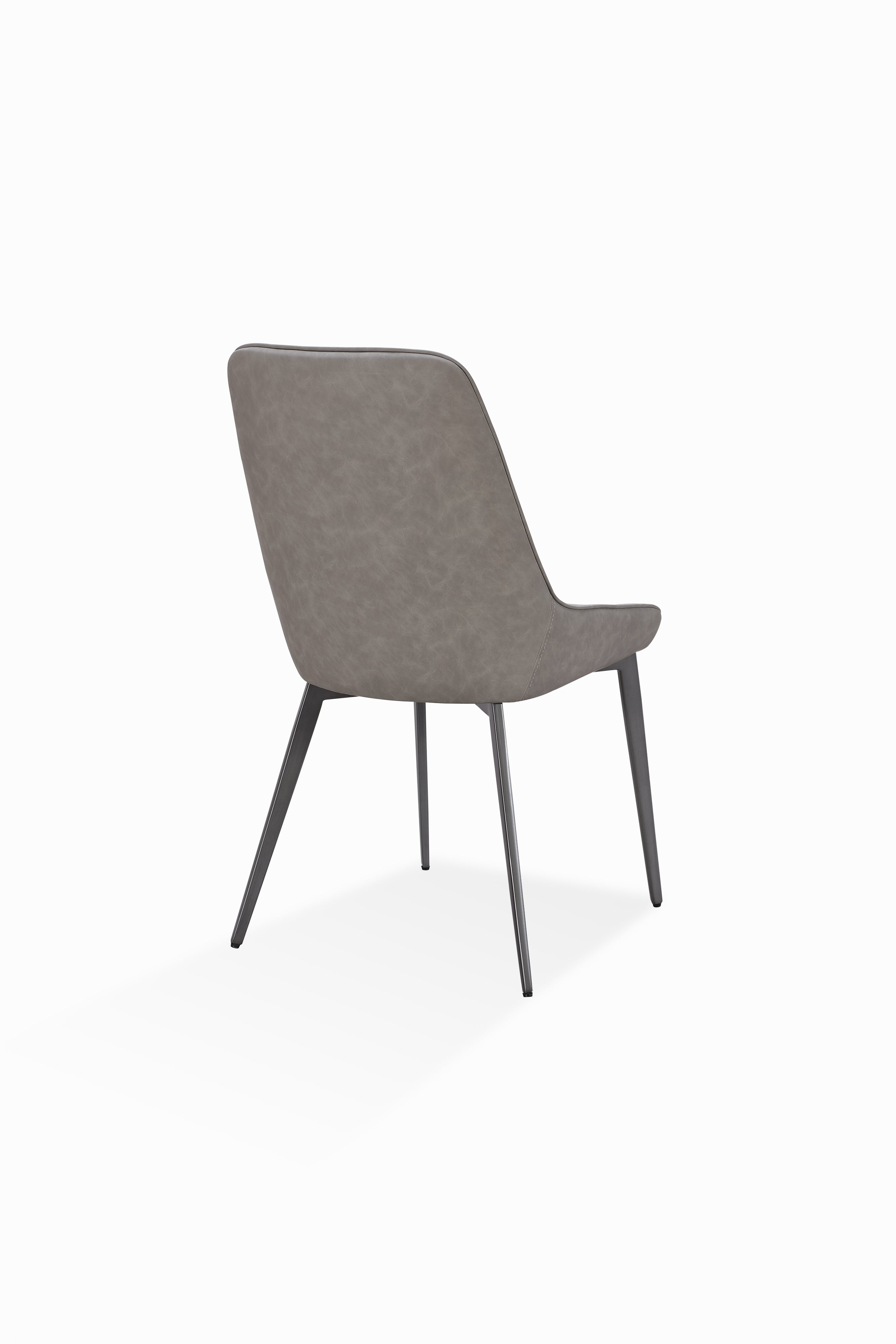 Modus Furniture Lucia Upholstered Dining Chair In Anchor Gray