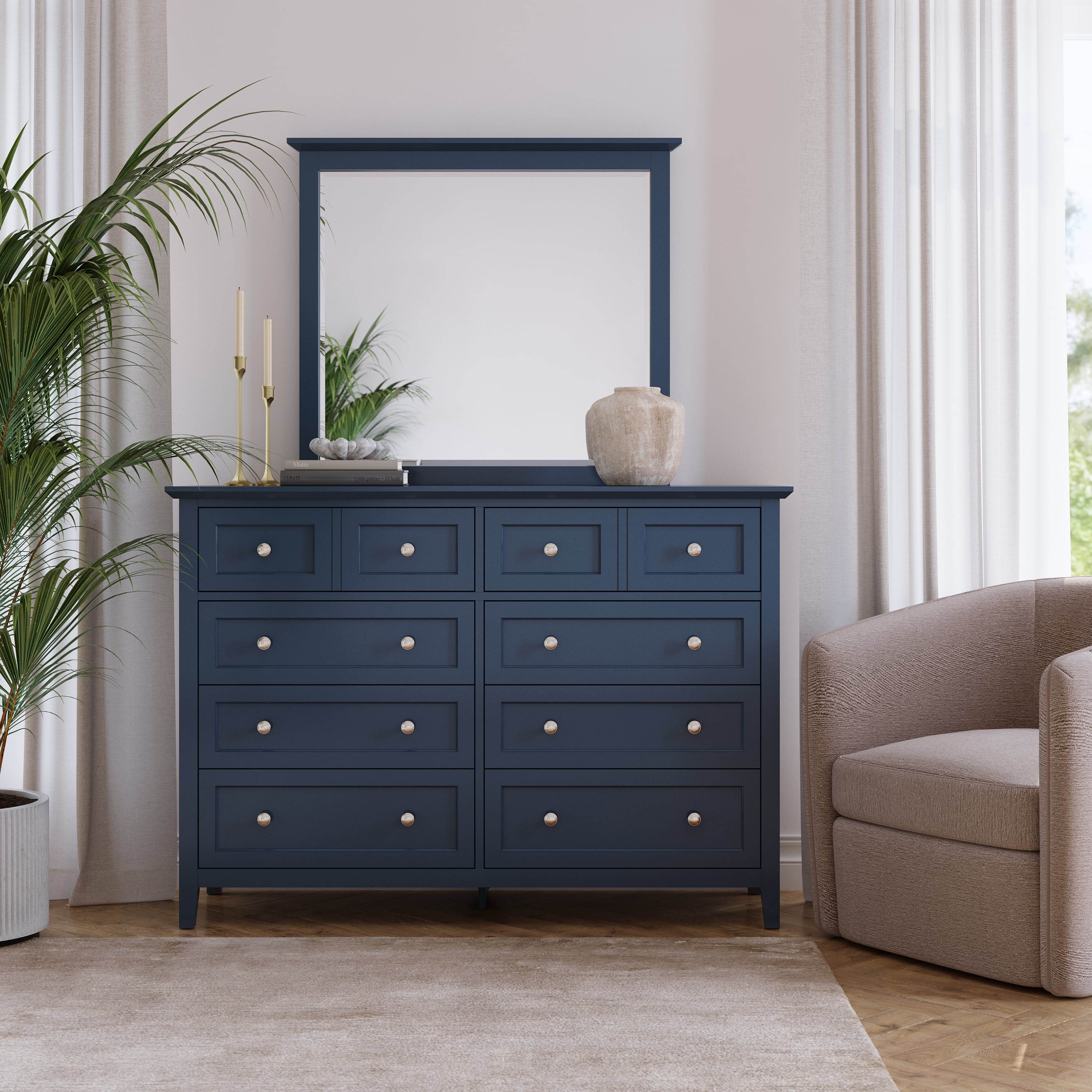 Modus Furniture Grace Blueberry Mirror