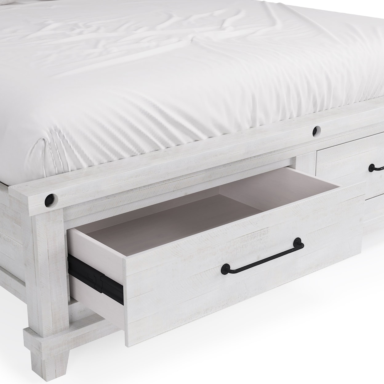 Modus International Yosemite Full Solid Wood Footboard Storage Bed