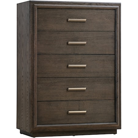 5-Drawer Wood Chest