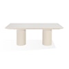 Modus International Crossroads 2.0 Cannon Stone Top Extension Dining Table