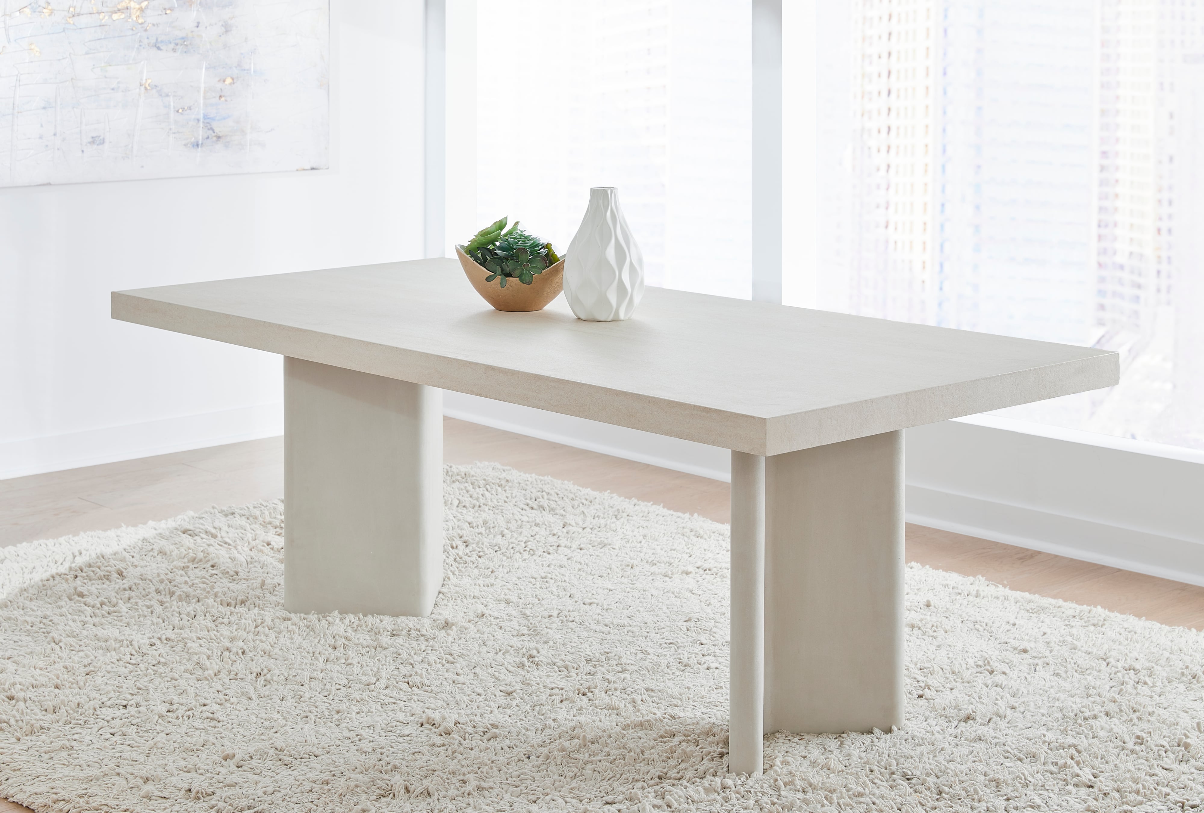 Caye Double Pedestal Dining Table