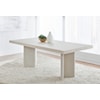 Modus International Crossroads 2.0 Caye Double Pedestal Dining Table