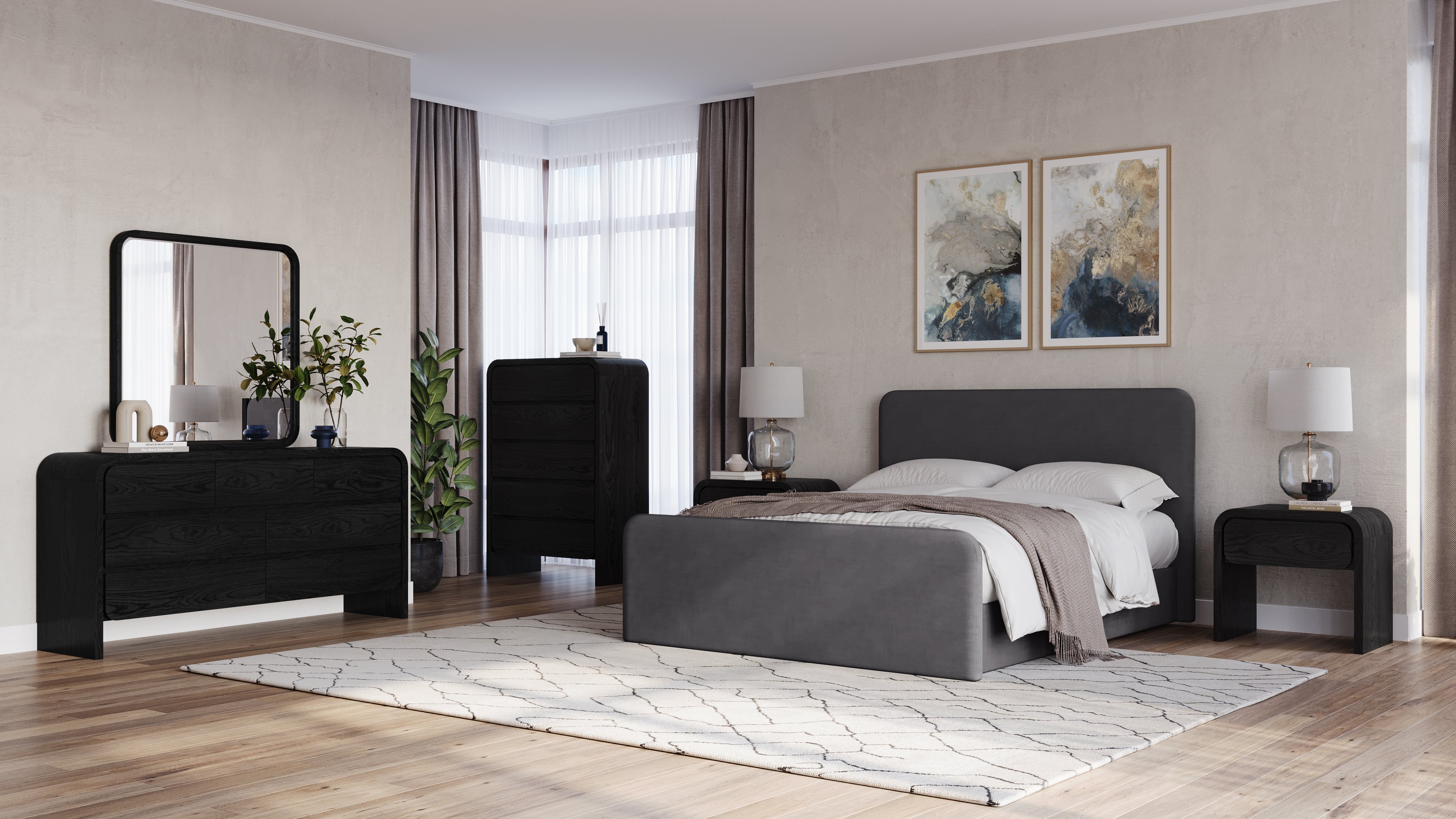 Modus Furniture Elora Upholstered King Bed
