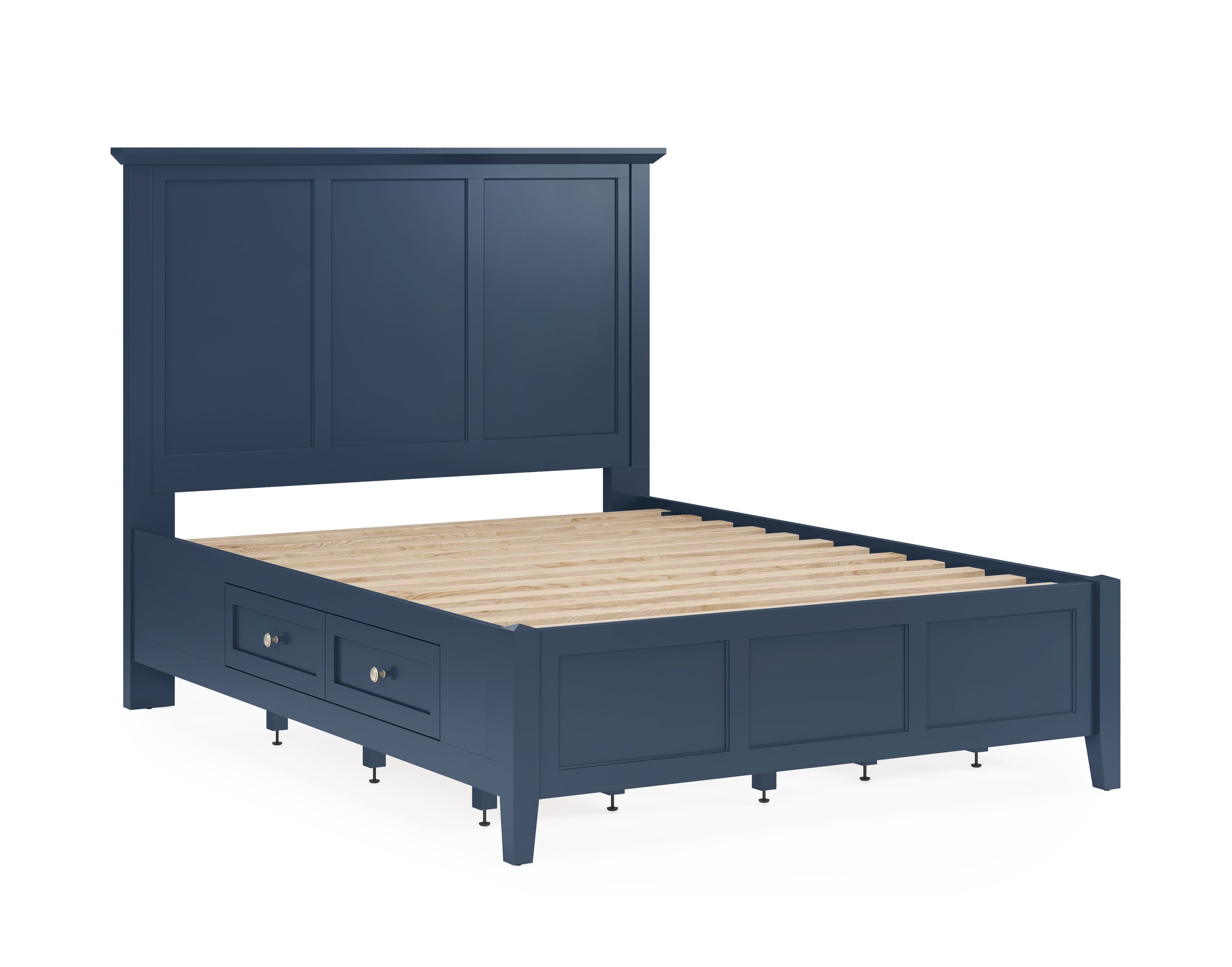 Modus International Grace Blueberry PNKXD7 Contemporary Panel King Bed